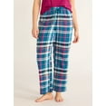thumbnail image 1 of Joyspun Women's Flannel Sleep Pants, 30” Inseam, Sizes XS-3X, 1 of 6