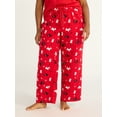 thumbnail image 1 of Joyspun Women's Flannel Sleep Pants, 30” Inseam, Sizes XS-3X, 1 of 6