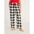 thumbnail image 1 of Joyspun Women's Flannel Sleep Pants, 30” Inseam, Sizes XS-3X, 1 of 5