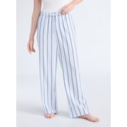 Joyspun Women's Flannel Sleep Pants, 30'' Inseam, Sizes XS-3X