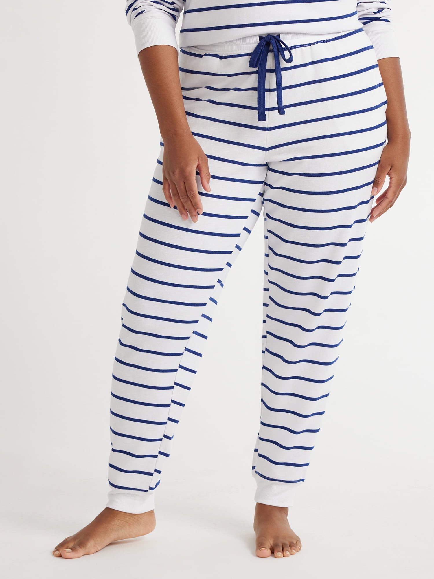 Joyspun Women's Fleece Sleep Joggers, Sizes XS to 3X