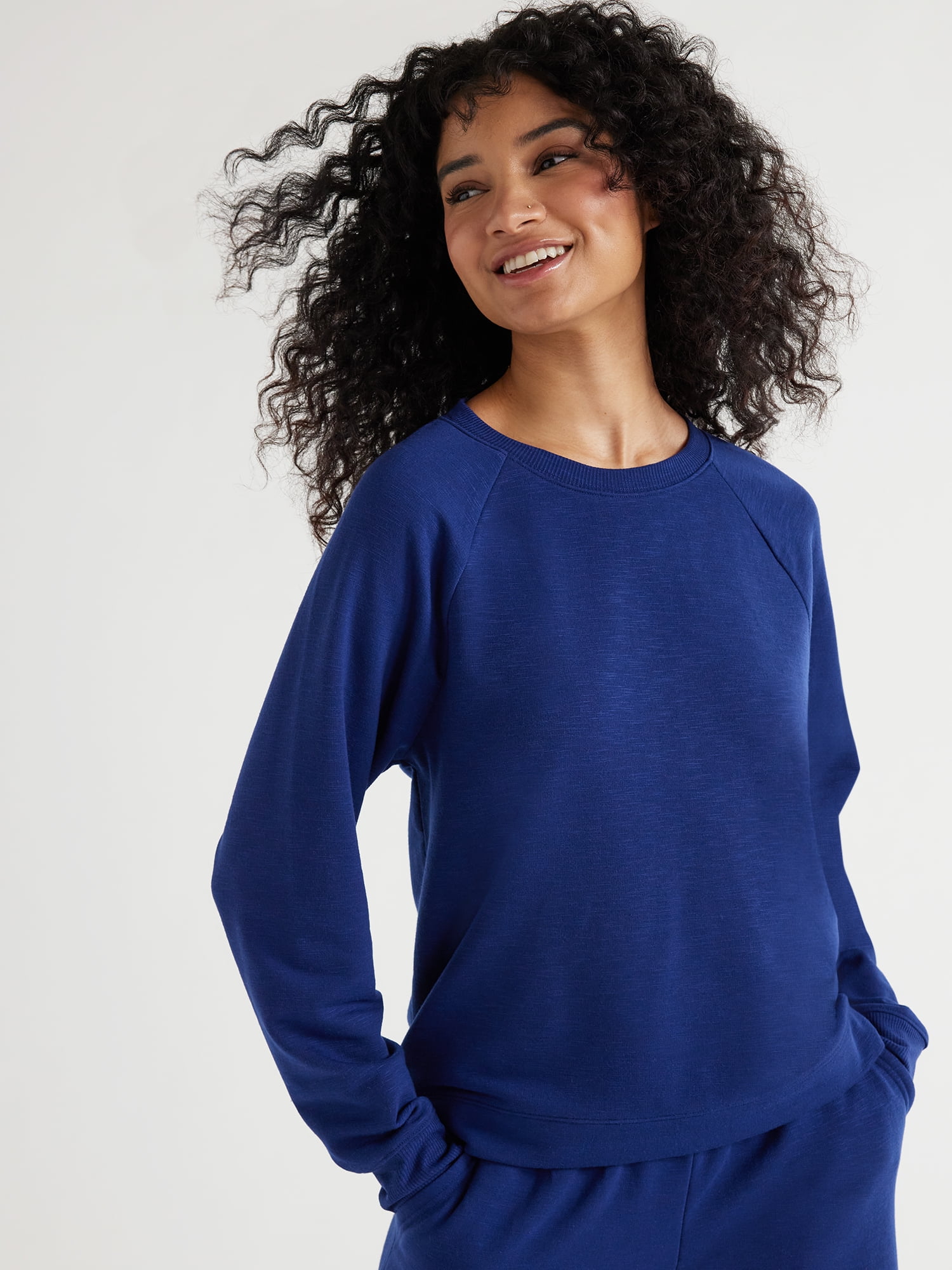 Joyspun Women s Fleece Sleep Top With Long Sleeves Sizes XS To 3X joyspun-women-s-fleece-sleep-top-with-long-sleeves-sizes-xs-to-3x