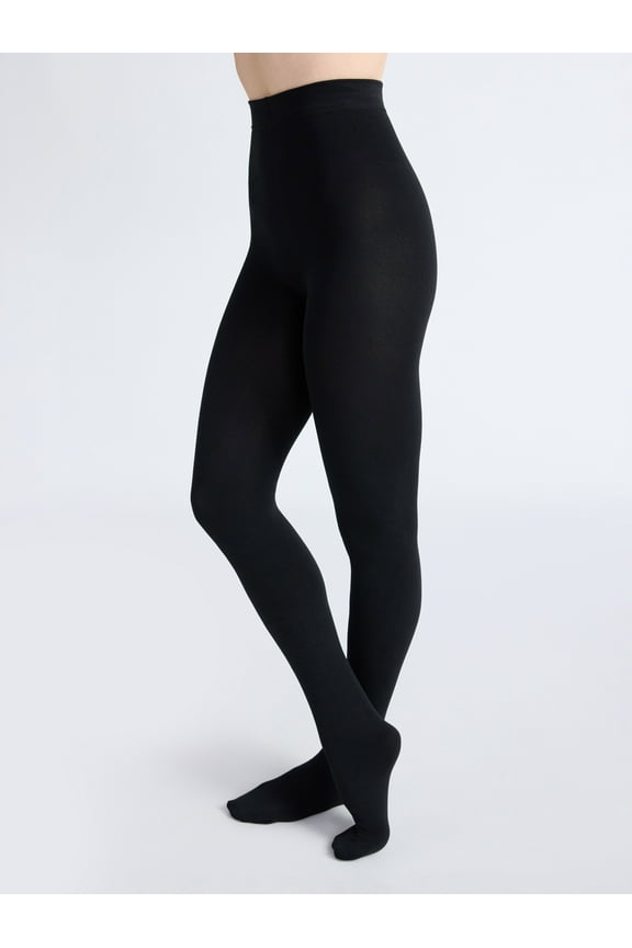 Women's Footed Fleece Tights, Sizes S-3XL
