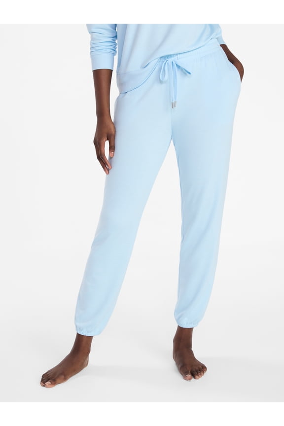 Women's French Terry Knit Bridal Jogger Sleep Pants, 29'' Inseam, Sizes XS-3X