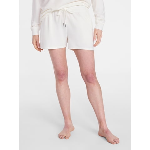 Women's French Terry Knit Bridal Sleep Shorts, 3” Inseam, Sizes XS-3X