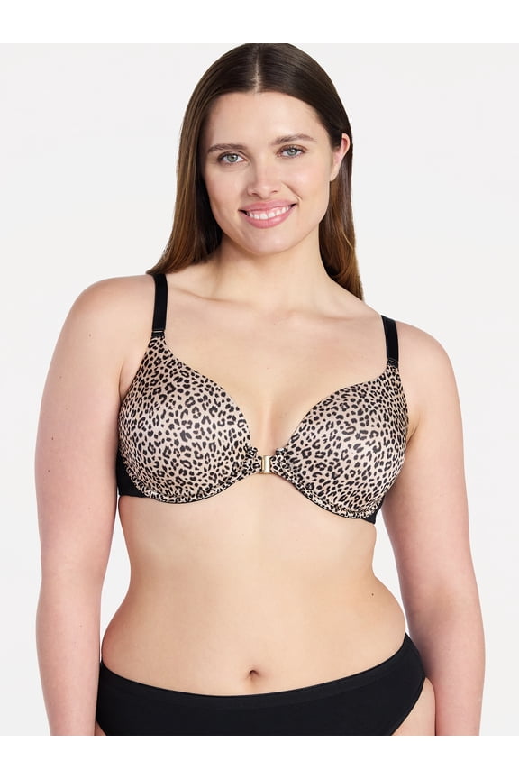 Women's Front Close T-Shirt Bra, Sizes 34B-40DDD
