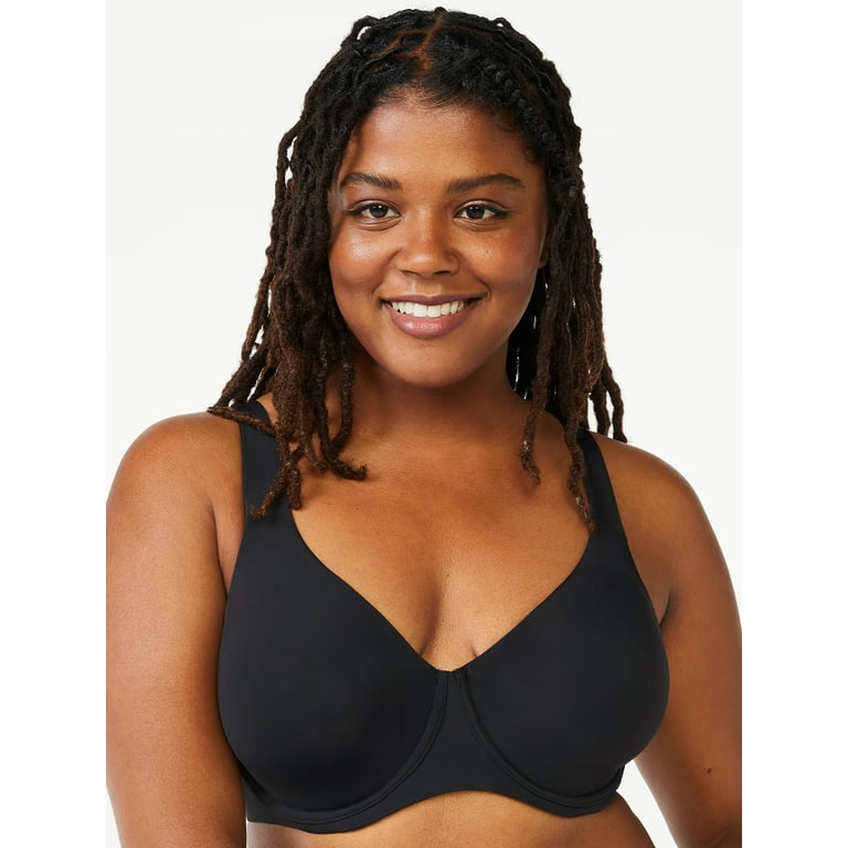 Joyspun Women's Full Coverage Unlined Bra, Sizes 34C to 42DD 