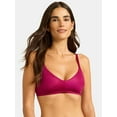 thumbnail image 1 of Joyspun Women's Glossy Shine V-Neck Bralette, Sizes S -3XL, 1 of 4