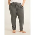 thumbnail image 1 of Joyspun Women's Hacci Knit Jogger Sleep Pants, 29” Inseam, Sizes XS to 3X, 1 of 6