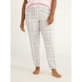 thumbnail image 1 of Joyspun Women's Hacci Knit Jogger Sleep Pants, 29” Inseam, Sizes XS to 3X, 1 of 6