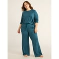 thumbnail image 1 of Joyspun Women's Hacci Knit Sleep Pants, 30.5” Inseam, Sizes XS-3X, 1 of 8