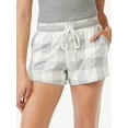 thumbnail image 1 of Joyspun Women's Hacci Knit Sleep Shorts, Sizes S to 3X, 1 of 3