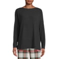 thumbnail image 1 of Joyspun Women's Hacci Knit Sleep Top, Sizes S to 3X, 1 of 4