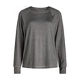thumbnail image 1 of Joyspun Women’s Hacci Knit Sleep Top with Long Sleeves, Sizes XS-3X, 1 of 2