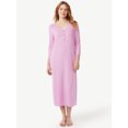 thumbnail image 1 of Joyspun Women's Hacci Knit V-Neck Chemise, Sizes S to 3X, 1 of 4
