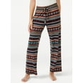 thumbnail image 1 of Joyspun Women's Hacci Knit Wide Leg Pajama Pants, Sizes S to 3X, 1 of 3