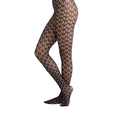 Joyspun Women's Heart Fishnet Tight, 1-Pack, Sizes S-XXL