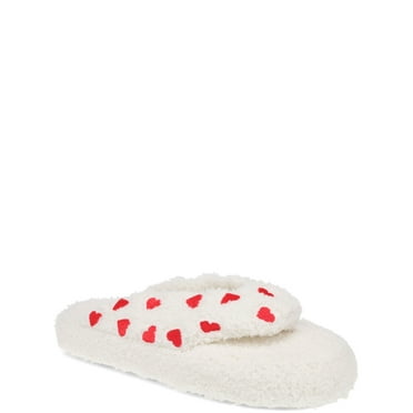 Joyspun Women's Heart Thong Slippers