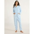 thumbnail image 1 of Joyspun Women's Hooded Jacquard Union Suit, Size XS- 3X, 1 of 2