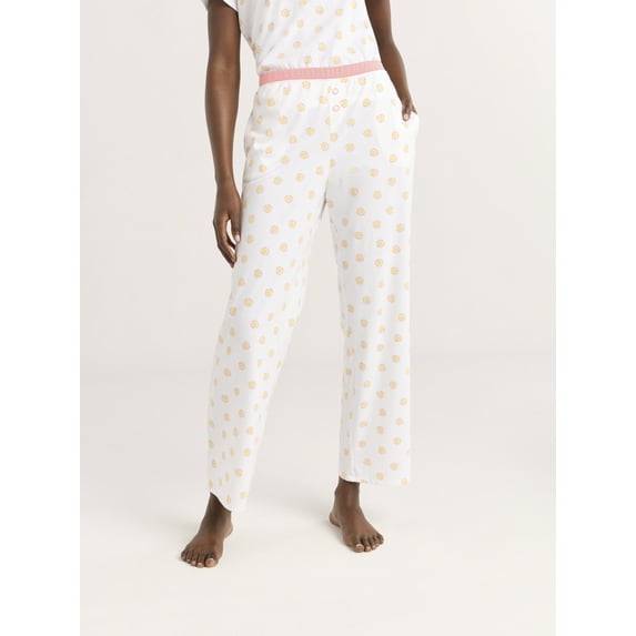 Joyspun Women's Jersey Pull-On Sleep Pants, 29'' Inseam, Sizes XS-3X