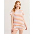 thumbnail image 1 of Joyspun Women's Jersey Sleep Tee with Short Sleeves, Sizes XS-3X, 1 of 6