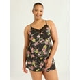 thumbnail image 1 of Joyspun Women’s Dreamy Soft Collection Knit Cami and Shorts Pajama Set with Lace Trim, Sizes XS to 3X, 1 of 4