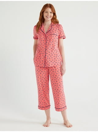 Joyspun Women's Woven Pajama Boxer Shorts, Sizes XS to 3X 