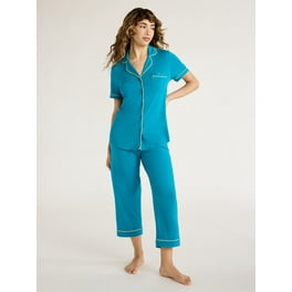 Homgo Women s Long Sleeve Shirt Pants Set Cute Soft Fuzzy Fleece Pajama Set 2 Piece Pjs Shawl Collar Double Breasted Button Front Winter Warm Baggy Oversized Fluffy Plush Lounge Set Navy Medium