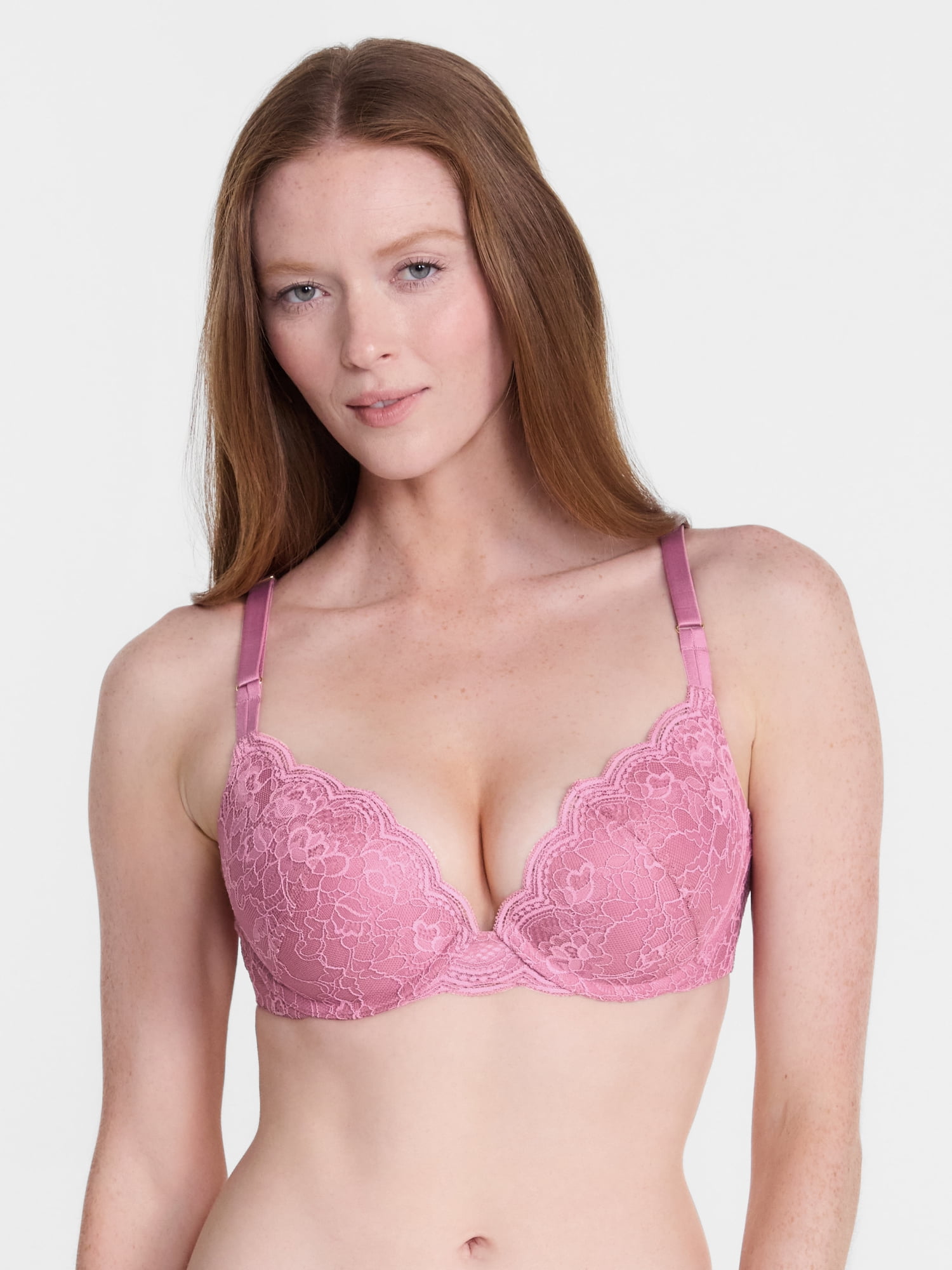 Joyspun Women's Lace Push Up Bra, Sizes 34A-40D