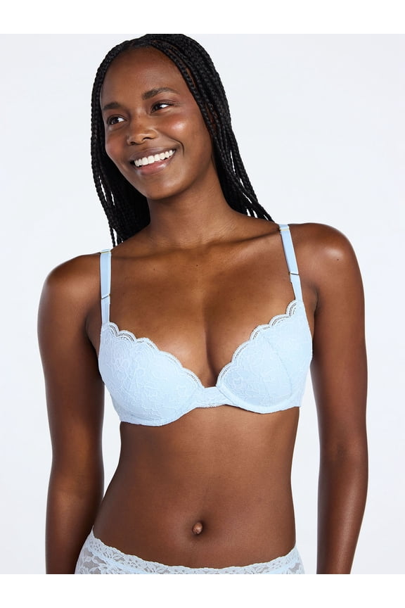Women's Lace Push Up Bra, Sizes 34A-36DD