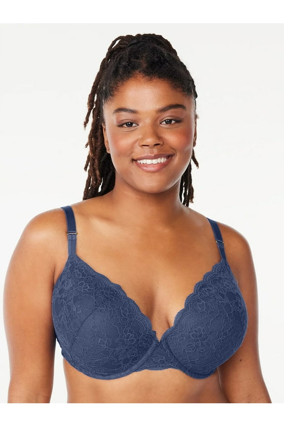 Women's Lace Push Up Bra, Sizes 34A-36DD