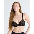 thumbnail image 1 of Joyspun Women's Smooth Lace T-Shirt Bra, Sizes 34B - 38DDD, 1 of 7