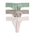 thumbnail image 1 of Joyspun Women's Lace Thong Panties, 3-Pack, Sizes XS-3XL, 1 of 10