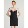 thumbnail image 1 of Joyspun Women’s Lace Trim Knit Chemise, Sizes S to 4X, 1 of 6