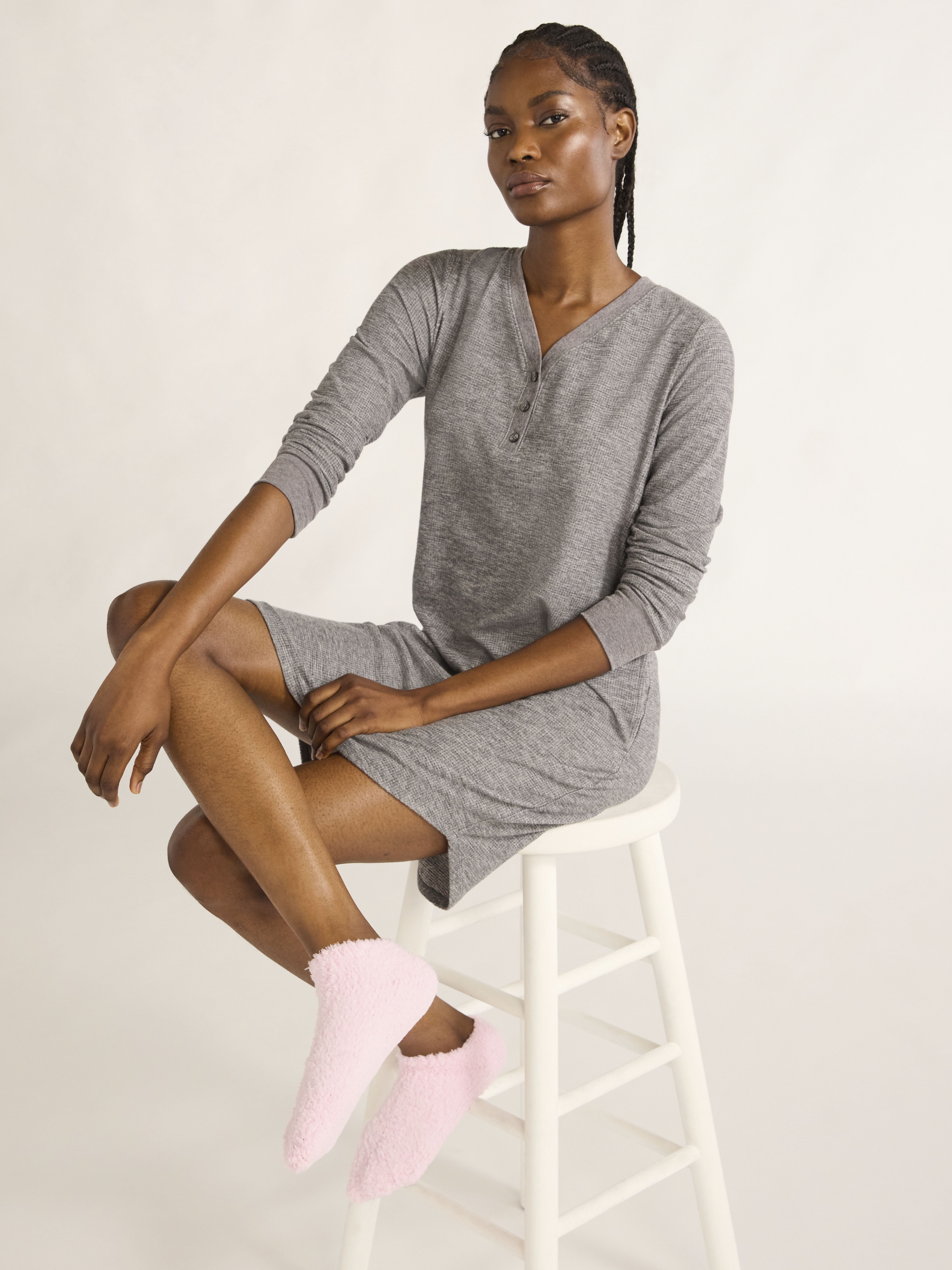 JS Essential Jersey Sleepshirt – Soft Relaxed Fit Lounger