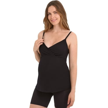 Joyspun Women's Maternity Crossover Nursing Cami, Sizes S-XXXL