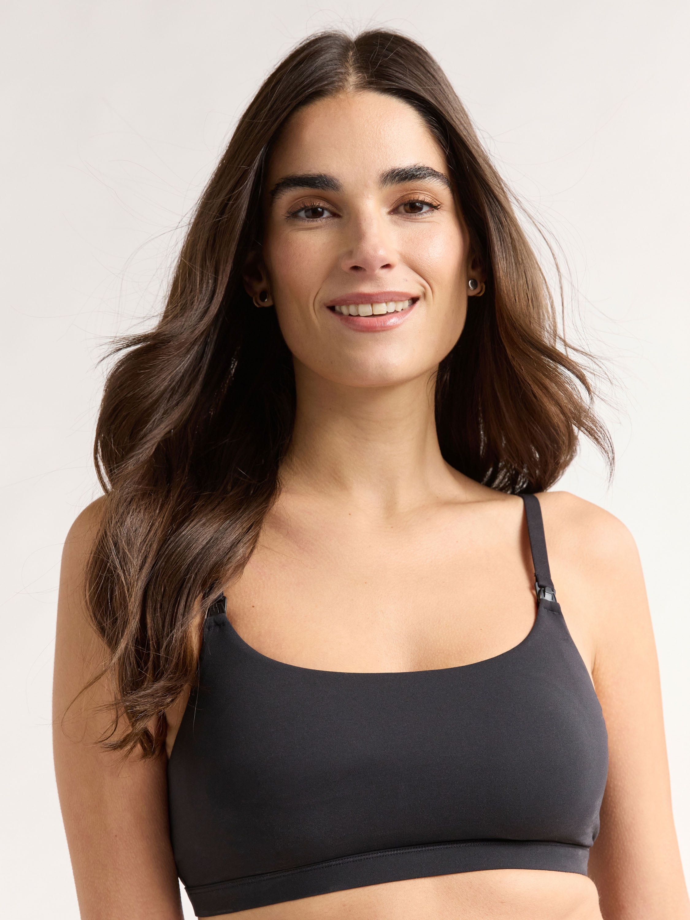 Women's Maternity Fit Stretch Nursing Bralette, Sizes S-3XL