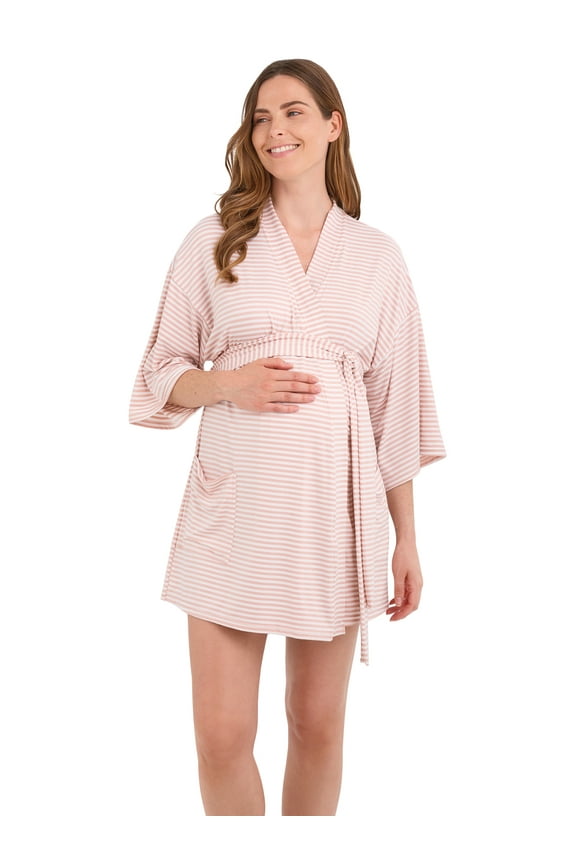 Women's Maternity Kimono Robe, Sizes S-XXXL