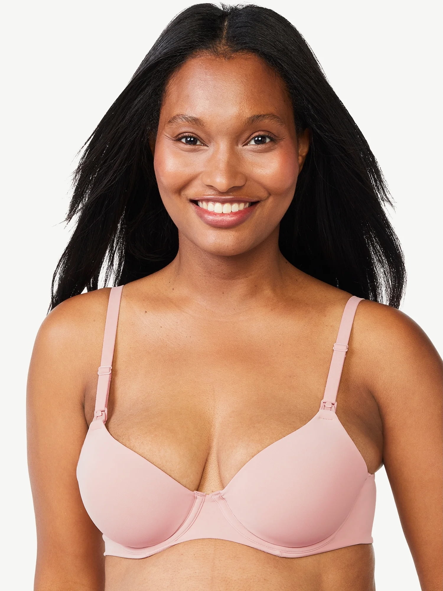 Joyspun Women's Maternity Nursing T-Shirt Bra with Flex Cup Sizes