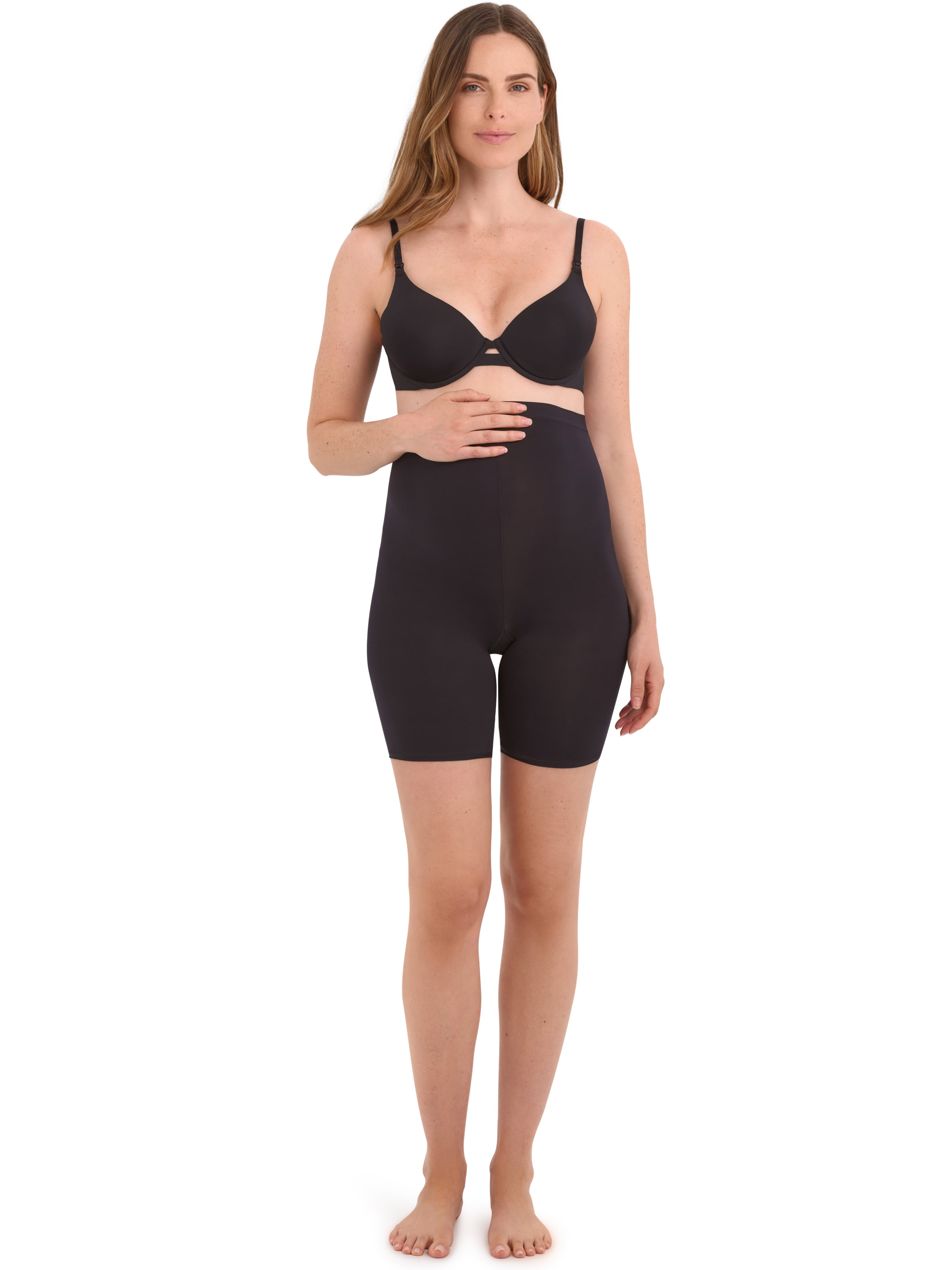 Joyspun Women's Maternity Over the Belly Stretch Boyshort, Sizes S-XXXL