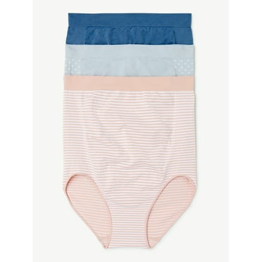 Joyspun Women's Maternity Over the Belly Underwear, 3-Pack, Sizes S to 3X