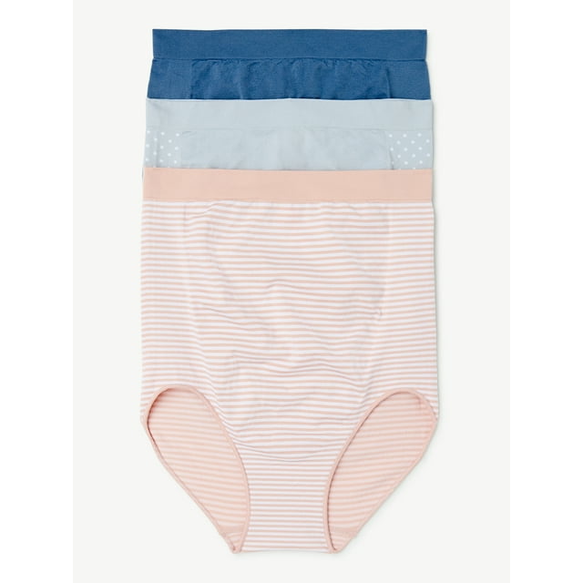 Joyspun Women's Maternity Over the Belly Underwear, 3Pack, Sizes S to