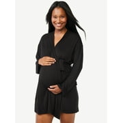 Joyspun Women's Maternity Robe, Sizes S to 3X