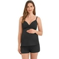 thumbnail image 1 of Joyspun Women's Maternity Rollover Sleep Shorts, Sizes S-3XL, 1 of 7