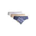 thumbnail image 1 of Joyspun Women's Microfiber and Lace Thong Panties, 3-Pack, Sizes XS-3XL, 1 of 7