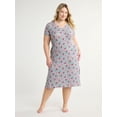 thumbnail image 1 of Joyspun Women's Midi Chemise, Sizes S to 3X, 1 of 4