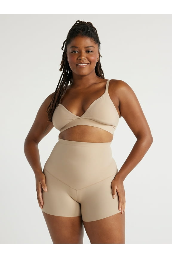 Women's Mid-Rise Shaping Boyshorts, Sizes S-3XL