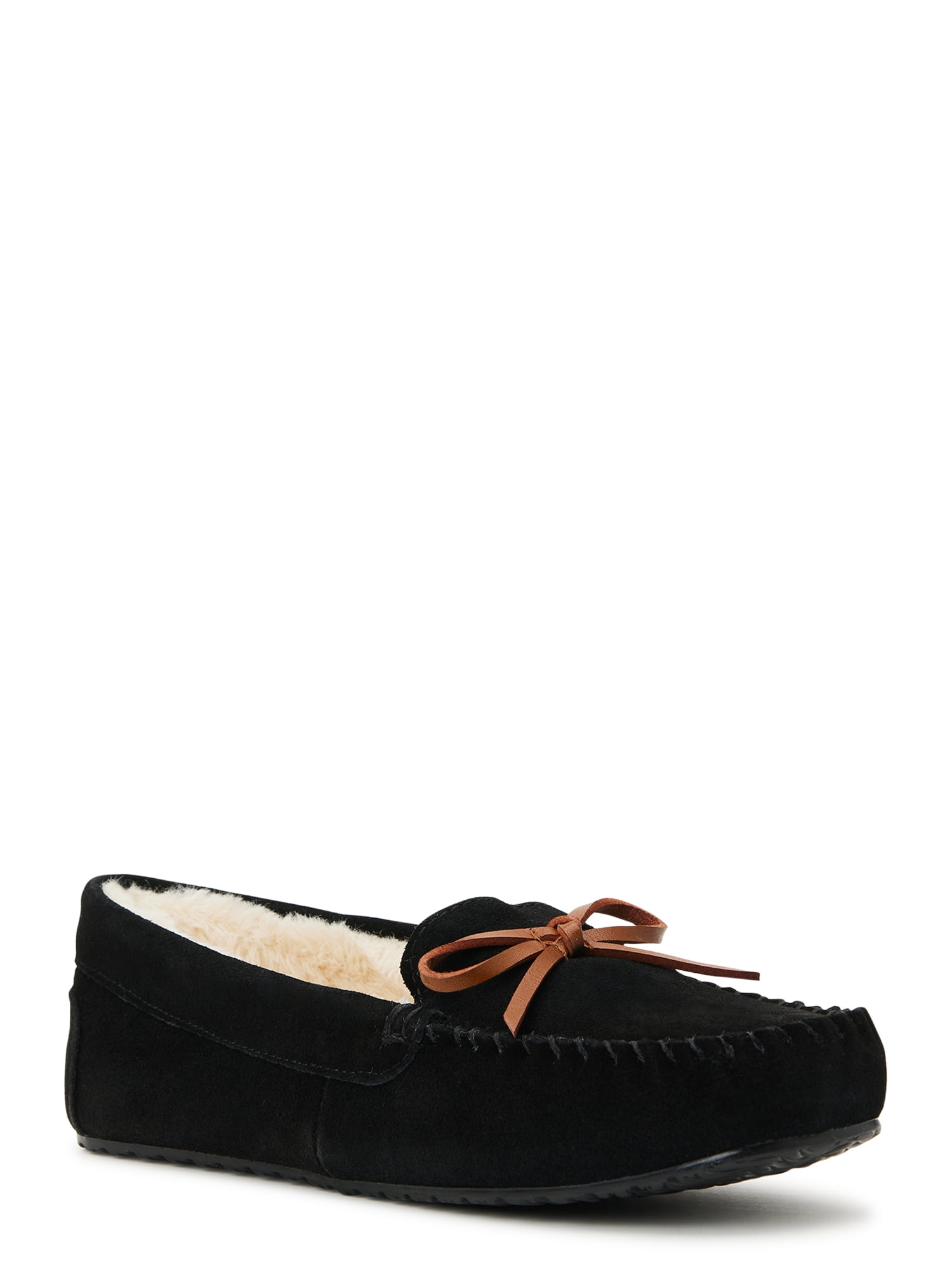 Joyspun Women's Moccasin Slipper, Wide-Width Available Joyspun Women's Moccasin Slipper, Wide-Width Available