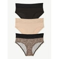 thumbnail image 1 of Joyspun Women's Modal and Lace Hipster Panties, 3-Pack, Sizes S to 3XL, 1 of 4