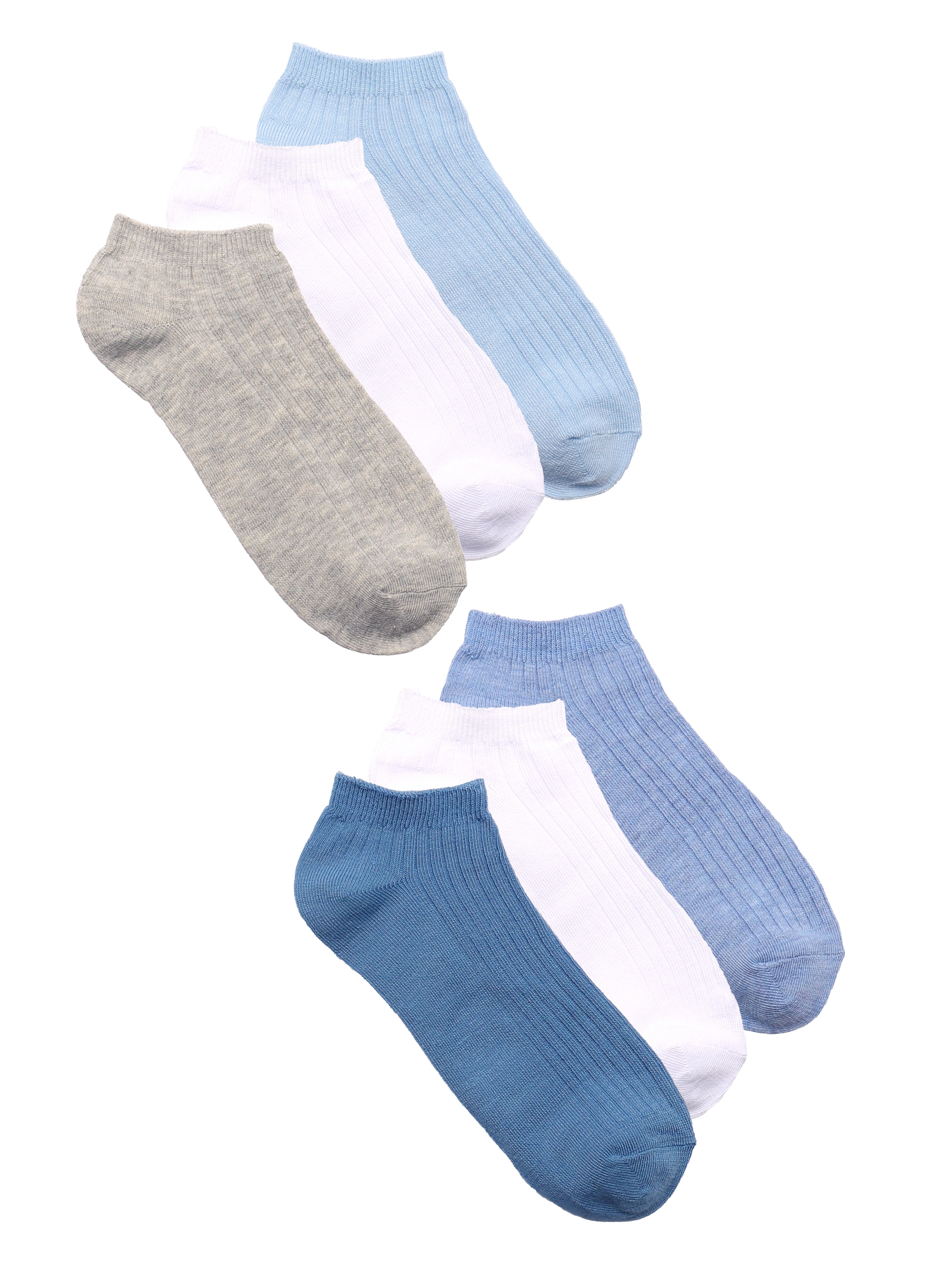 Joyspun Women’s No-Show Dress Socks, 6-Pack, Shoe Sizes 4-10